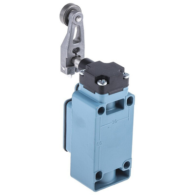 Honeywell GLA Series Roller Lever Limit Switch, NO/NC, IP67, SPDT, Die Cast Zinc Housing, 600V ac Max, 6A Max