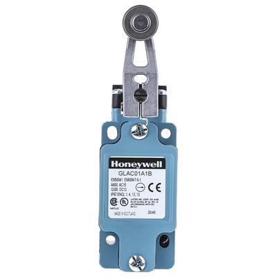 Honeywell GLA Series Roller Lever Limit Switch, NO/NC, IP67, SPDT, Die Cast Zinc Housing, 600V ac Max, 6A Max