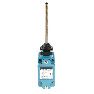 Honeywell GLA Series Coil Spring Limit Switch, NO/NC, IP67, SPDT, Die Cast Zinc Housing, 600V ac Max, 6A Max