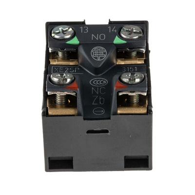 Telemecanique Sensors Limit Switch Contact Block, XE2N, 1NC, 1NO