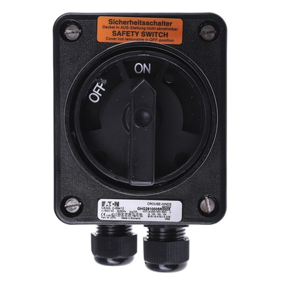 Eaton GHG 261 Series Limit Switch, 2NC/1NO, IP66, 3P, Polyamide Housing, 500V ac Max, 10A Max