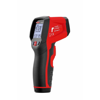 RS PRO RS-833 Infrared Thermometer, Max Temperature +650°C, ±1 °C,  Centigrade and Fahrenheit