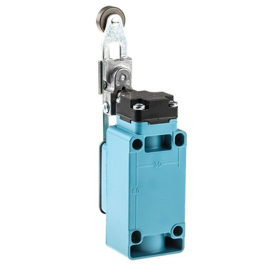 Honeywell GLA Series Adjustable Roller Lever Limit Switch, NO/NC, IP67, SPDT, Die Cast Zinc Housing, 50V ac Max, 100mA