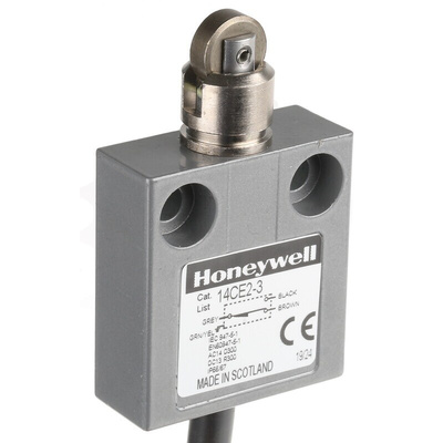 Honeywell 14CE Series Roller Plunger Limit Switch, NO/NC, IP65, IP66, IP67, IP68, SPDT, Die Cast Zinc Housing, 240V ac