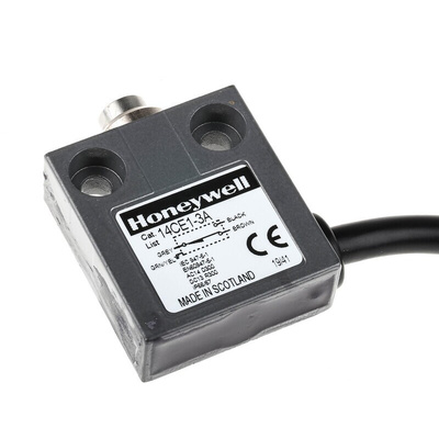 Honeywell 14CE Series Plunger Limit Switch, NO/NC, IP66, SPDT, Die Cast Zinc Housing, 240V ac Max, 5A Max