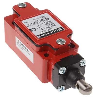 Honeywell GSS Series Plunger Limit Switch, NO/NC, IP67, DP, Metal Housing, 240V ac Max, 3A Max
