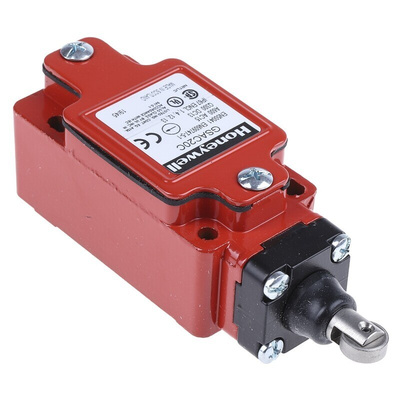 Honeywell GSS Series Plunger Limit Switch, 2NO/2NC, IP67, 4P, Metal Housing, 600V ac ac Max, 3A Max