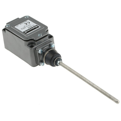Honeywell LS Series Plunger Limit Switch, NO/NC, IP67, SPDT, Die Cast Zinc Housing, 480V ac Max, 10A Max