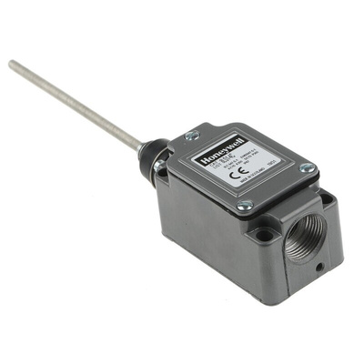 Honeywell LS Series Plunger Limit Switch, NO/NC, IP67, SPDT, Die Cast Zinc Housing, 480V ac Max, 10A Max
