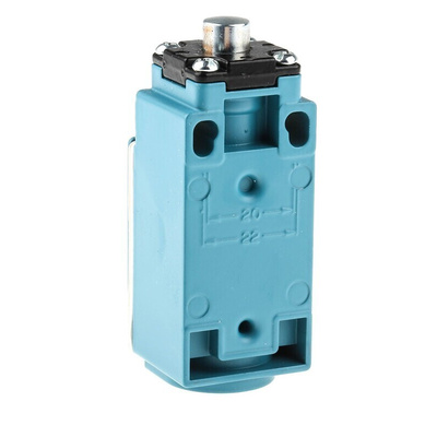 Honeywell GLC Series Plunger Limit Switch, NO/NC, IP66, SPDT 1NO/1NC, Die Cast Zinc Housing, 300V ac Max, 10A Max