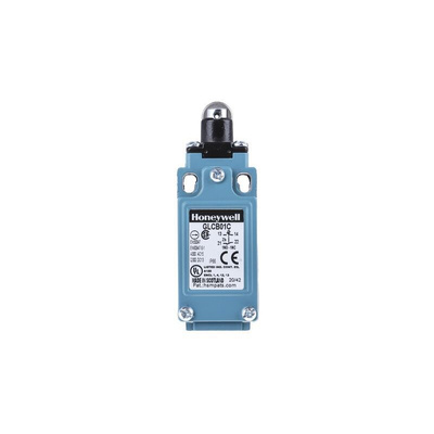 Honeywell GLC Series Roller Plunger Limit Switch, NO/NC, IP66, SPDT 1NO/1NC, Die Cast Zinc Housing, 300V ac Max, 10A Max