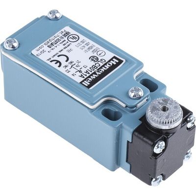 Honeywell GLC Series Roller Lever Limit Switch, NO/NC, IP66, SPDT 1NO/1NC, Die Cast Zinc Housing, 300V ac Max, 10A Max