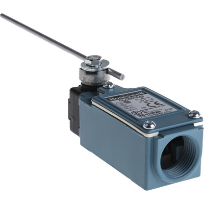 Honeywell GLC Series Rod Limit Switch, NO/NC, IP66, SPDT 1NO/1NC, Die Cast Zinc Housing, 300V ac Max, 10A Max