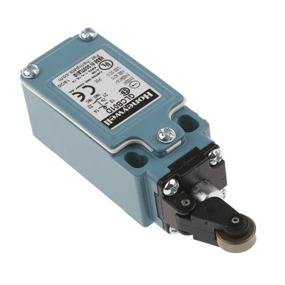 Honeywell GLC Series Roller Lever Limit Switch, NO/NC, IP66, SPDT 1NO/1NC, Die Cast Zinc Housing, 300V ac Max, 10A Max