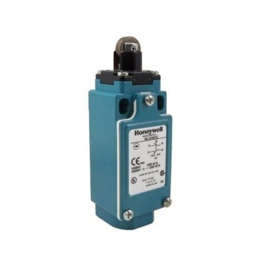 Honeywell GLC Series Roller Lever Limit Switch, NO/NC, IP66, SPDT 1NO/1NC, Die Cast Zinc Housing, 300V ac Max, 10A Max