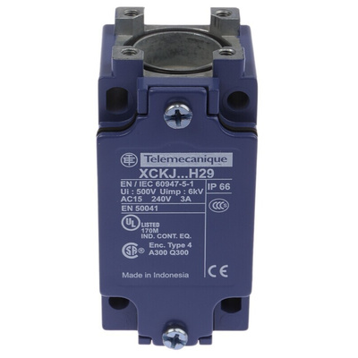 Telemecanique Sensors OsiSense XC Series Snap Limit Switch, NO/NC, IP65, DP, Metal Housing, 240V ac Max, 10A Max