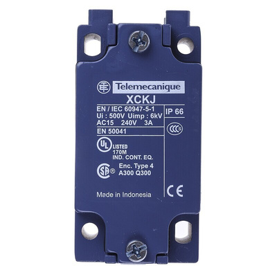 Telemecanique Sensors OsiSense XC Series Limit Switch, NO/NC, IP65, DP, Metal Housing, 240V ac Max, 10A Max