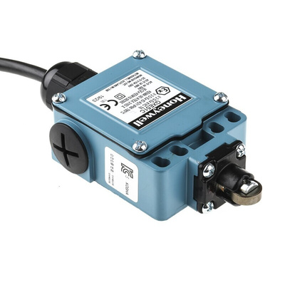 Honeywell GXS Series Plunger Limit Switch, NO/NC, IP67, SPDT, Die Cast Zinc Housing, 240V ac Max, 4A Max