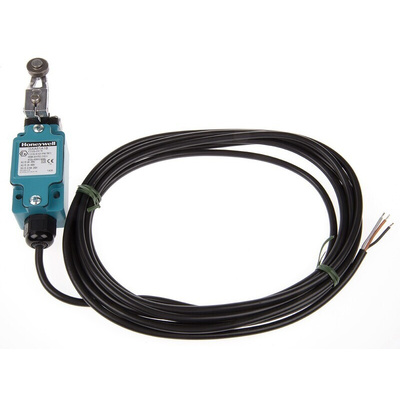 Honeywell GXA Series Roller Lever Limit Switch, NO/NC, IP66, IP67, SPDT, Die Cast Zinc Housing, 250V ac Max, 4A Max