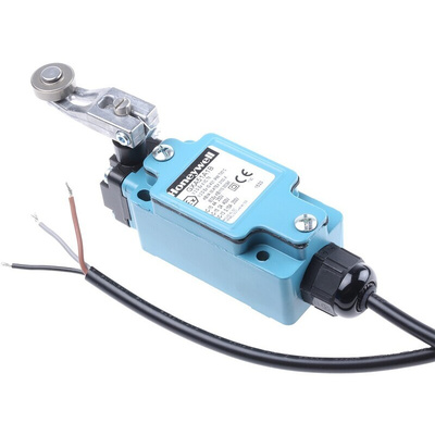 Honeywell GXA Series Roller Lever Limit Switch, NO/NC, IP66, IP67, SPDT, Die Cast Zinc Housing, 250V ac Max, 4A Max