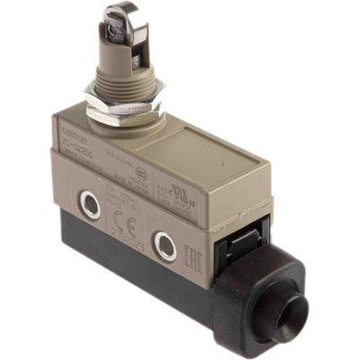 Omron Plunger Limit Switch, NO/NC, IP67, SPDT, 250V ac Max, 10A Max