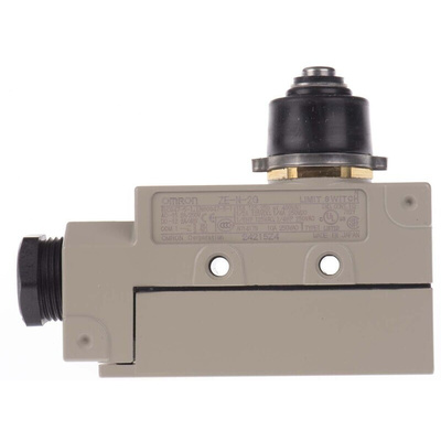 Omron ZE Series Plunger Limit Switch, NO/NC, IP65, SPDT, 480V ac Max, 15A Max