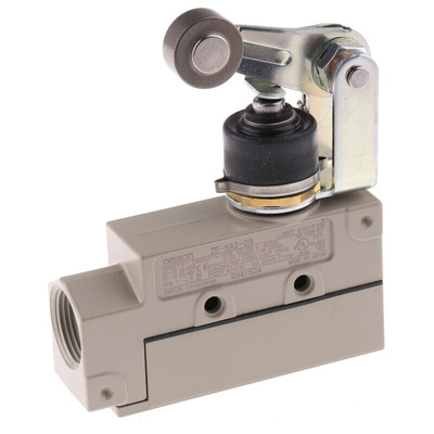 Omron Roller Lever Limit Switch, NO/NC, IP65, SPDT, 480V ac Max, 15A Max