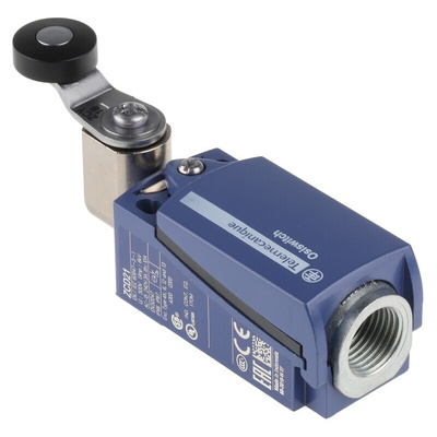 Telemecanique Sensors OsiSense XC Series Lever Limit Switch, NO/NC, DP, Zinc Alloy Housing, 240V ac Max, 3A Max