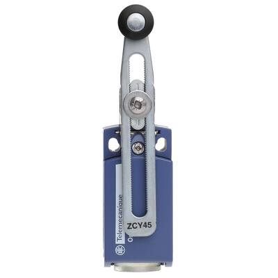 Telemecanique Sensors OsiSense XC Series Lever Limit Switch, NO/NC, DP, Zinc Alloy Housing, 240V ac Max, 3A Max