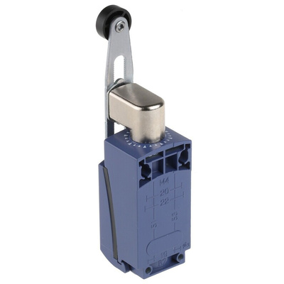 Telemecanique Sensors OsiSense XC Series Lever Limit Switch, NO/NC, DP, Zinc Alloy Housing, 240V ac Max, 3A Max