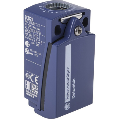 Telemecanique Sensors OsiSense XC Series Limit Switch, NO/NC, DP, Metal Housing, 240V ac Max, 1.5A Max