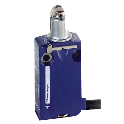 Telemecanique Sensors XCMD Series Roller Plunger Limit Switch, NO/NC, IP66, IP67, IP68, DP, Zinc Alloy Housing, 240V ac