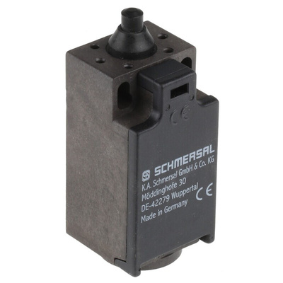 Schmersal Plunger Limit Switch, NO/NC, IP67, Thermoplastic Housing, 230V ac Max, 10A Max