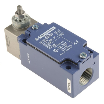 Telemecanique Sensors OsiSense XC Series Limit Switch, 2NO/2NC, IP65, DP, Metal Housing, 240V ac Max, 10A Max