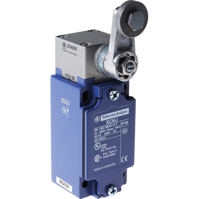 Telemecanique Sensors OsiSense XC Series Lever Limit Switch, NO/NC, IP66, SPDT, Zinc Alloy Housing, 240V ac Max, 10A Max