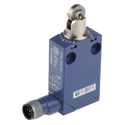 Telemecanique Sensors OsiSense XC Series Roller Plunger Limit Switch, NO/NC, IP66, IP67, IP68, DP, Zinc Alloy Housing,