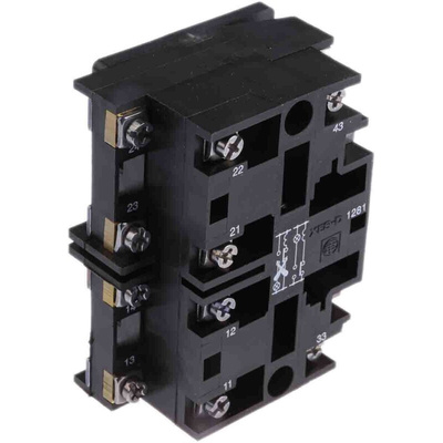 Schneider Electric Limit Switch Contact Block, XAC, XACB, XACM, 1CO, 1NO