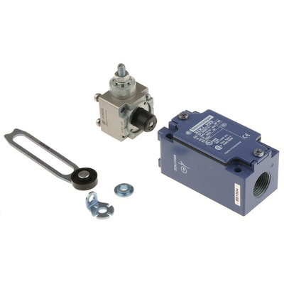 Telemecanique Sensors OsiSense XC Series Lever Limit Switch, NO/NC, IP66, SPDT, Zinc Alloy Housing, 240V ac Max, 10A Max