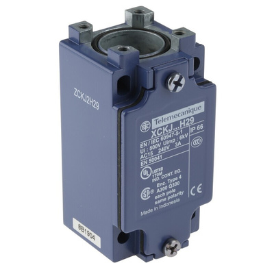 Telemecanique Sensors OsiSense XC Series Limit Switch, 2NO/2NC, IP65, DP, Metal Housing, 240V ac Max, 10A Max