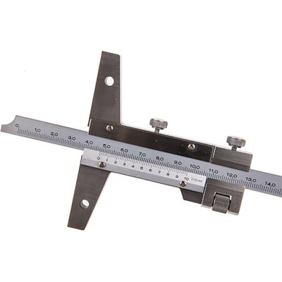 Mitutoyo 527-101 150mm Metric Depth Gauge, Stainless Steel, 280g, With RS Calibration