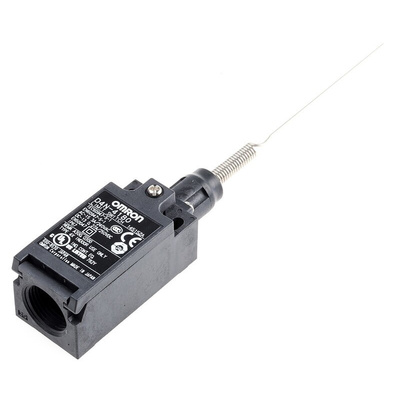 Omron D4N Series Cats Whisker Top Plunger, NO/NC, DPST