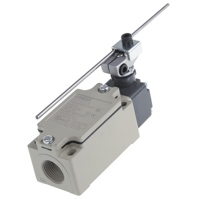 Omron D4B-N Series Rod Interlock Switch, NO/NC, DPST, Metal Housing