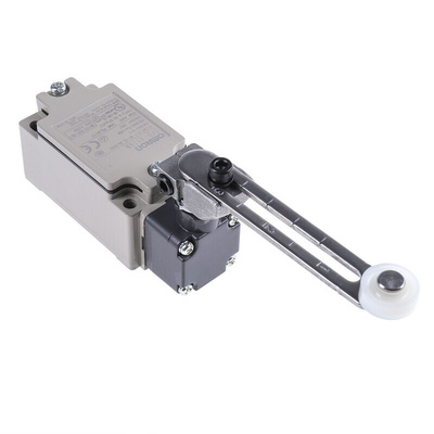 Omron D4B-N Series Roller Lever Interlock Switch, NO/NC, IP67, DPST, Metal Housing