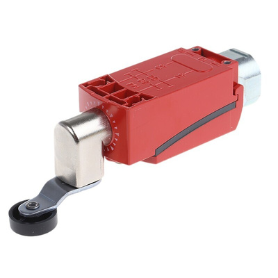 Telemecanique Sensors XCSD Series Roller Lever Interlock Switch, 2NC/1NO, 3P, Metal Housing
