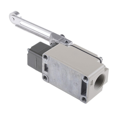 Omron WL Series Adjustable Roller Lever Limit Switch, NO/NC, IP67, DPST, Metal Housing, 250V ac Max, 2A Max