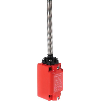Allen Bradley Guardmaster 440P Series Spring Lever Top Plunger, NO/NC, IP66, SPST, Metal Housing