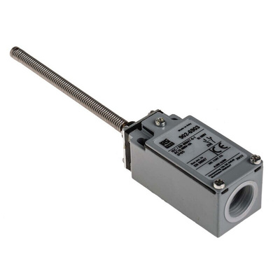 RS PRO Coil Spring Limit Switch, NO/NC, IP66, DPST, Zinc Alloy Housing, 400V ac Max, 10A Max