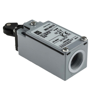 RS PRO Roller Lever Limit Switch, NO/NC, IP66, DPST, Zinc Alloy Housing, 400V ac Max, 10A Max