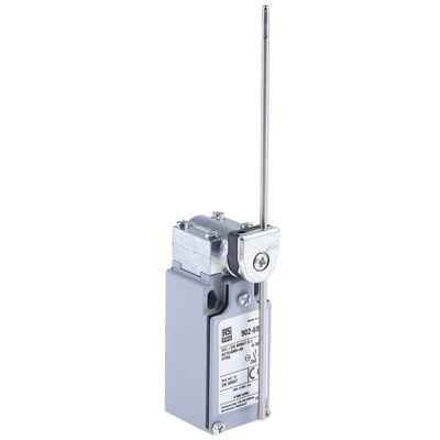 RS PRO Rod Limit Switch, NO/NC, IP66, DPST, Zinc Alloy Housing, 400V ac Max, 10A Max