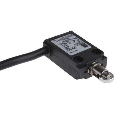 RS PRO Roller Plunger Limit Switch, NO/NC, IP67, DPST, Thermoplastic Housing, 240V ac Max, 5A Max